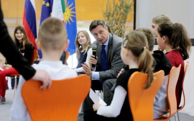 Videoposnetek obiska predsednika Republike Slovenije Boruta Pahorja na Osnovni šoli Koper